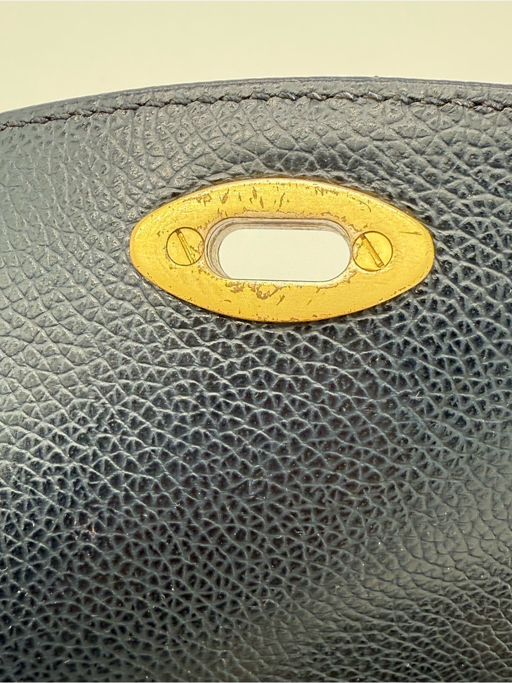 Coach 4400 Navy Leather Crossbody USA Made Classic Madison Spence Legacy Vintage - Picture 11 of 16